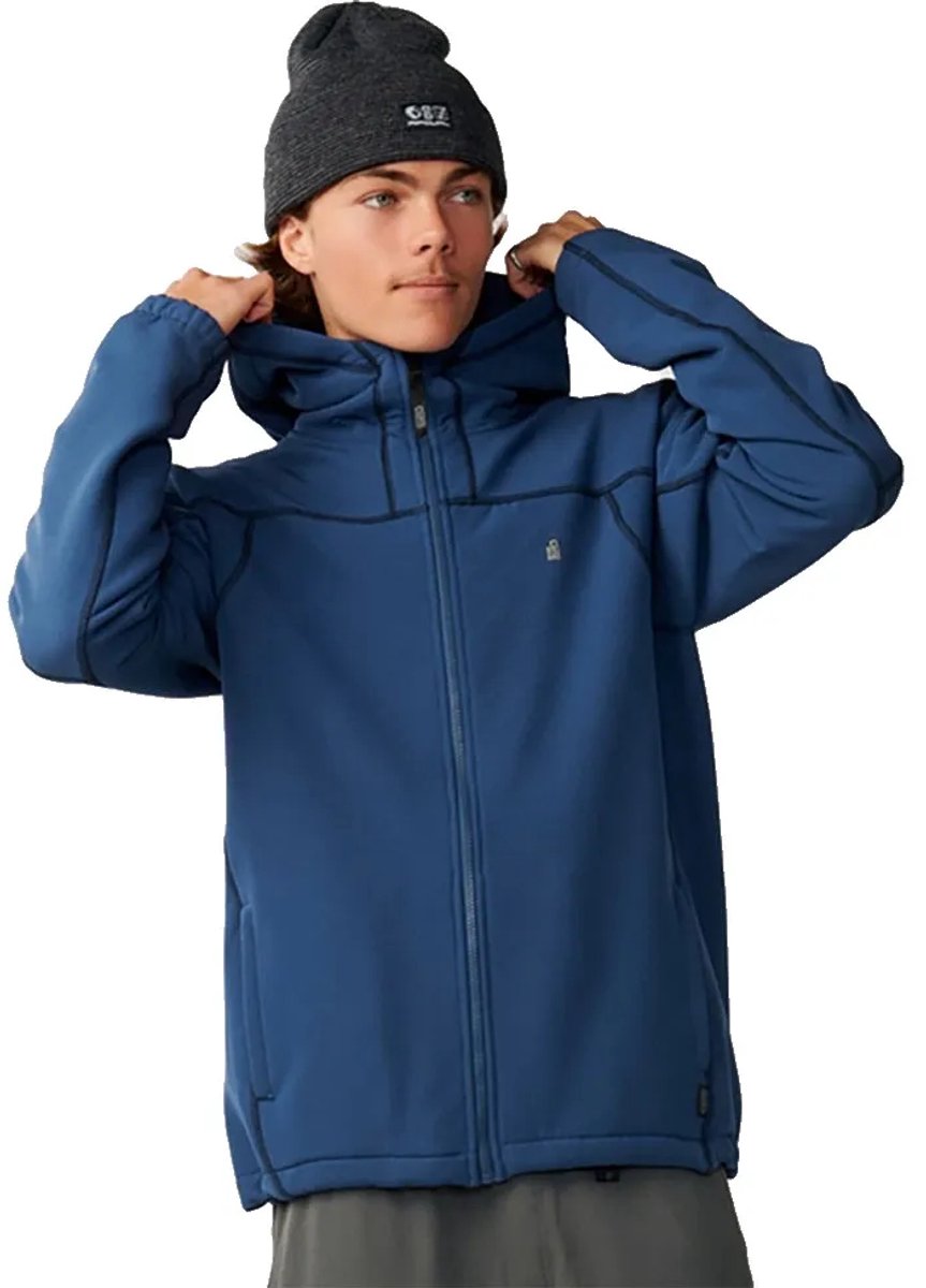 Rip Curl S-series Soft Tech Sweatshirt Met Rits M Man Marineblauw