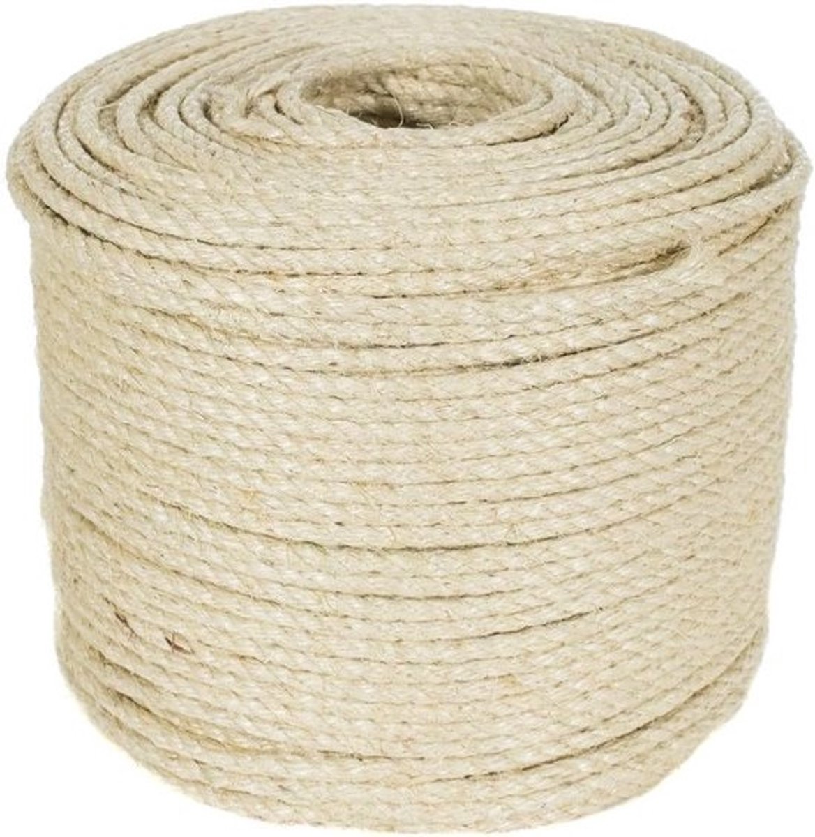 Sisal touw - Natuurlijk koord - Voor veelzijdig gebruik - Gedraaide uitvoering - 3/8 inch x 25 voet - Bruin