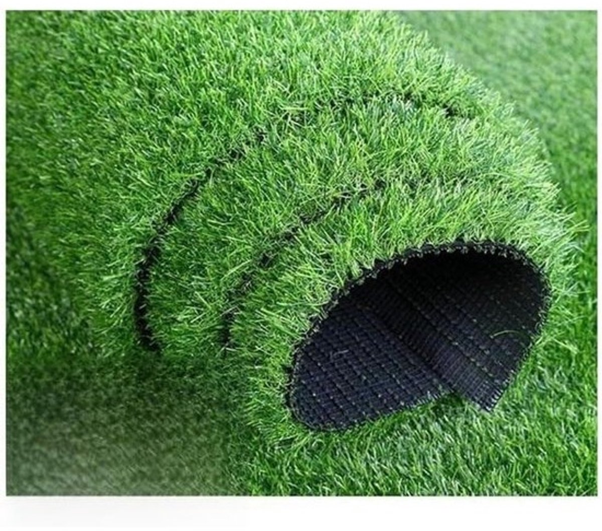 Kunstgrasrol - Nepgrasmat - Tuindecoratie - Realistische look - 3 x 3 meter - Groen