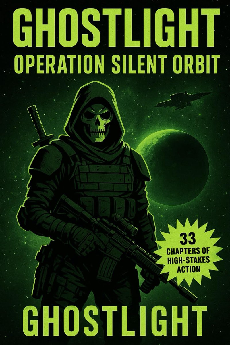 GHOSTLIGHT OPERATION SILENT ORBIT: Science Fiction Book / GhostLight Operator 743 series book - ShopVlot