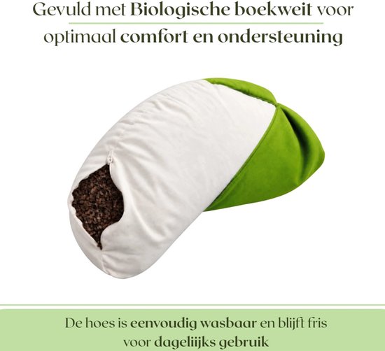 YogaStyles Meditatiekussen Organic Moon Olijfgroen van YogaStyles — afbeelding 5