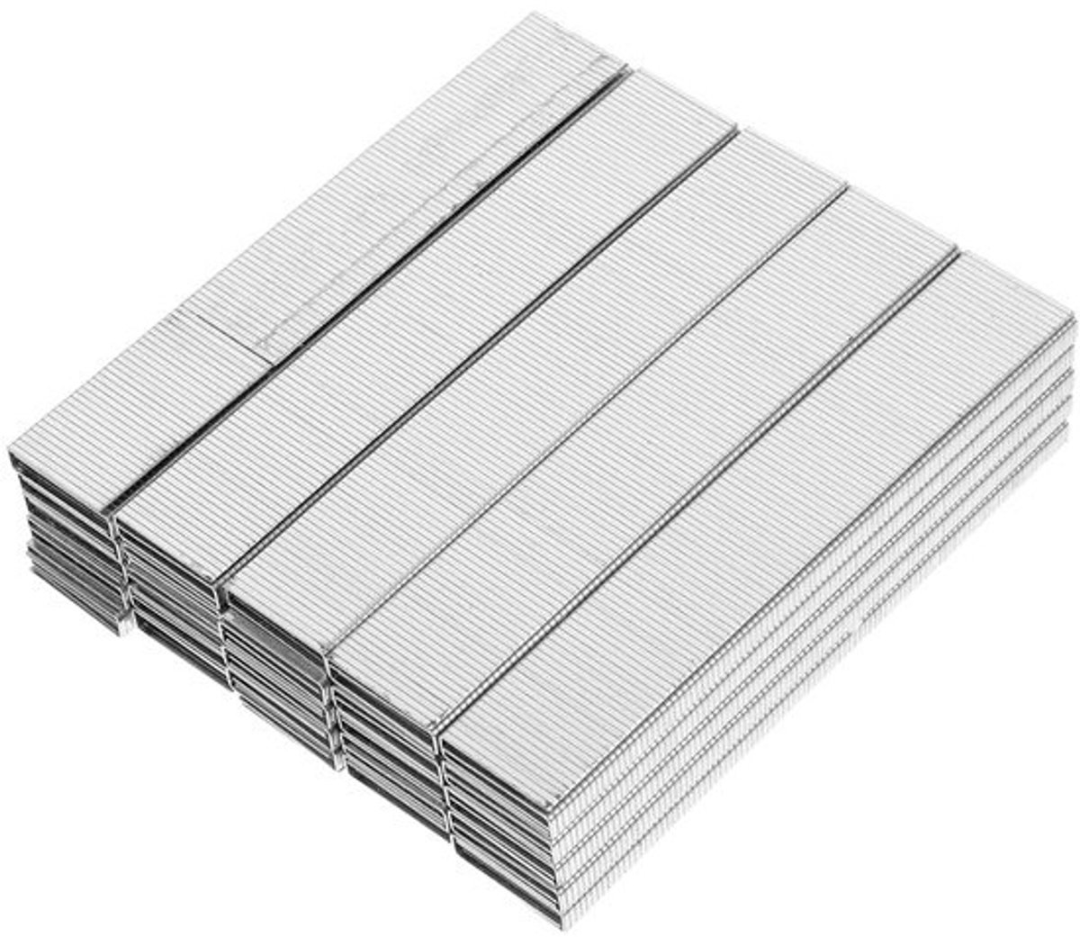 Metalen nagels - U-vormige nieten - Voor meubelprojecten - Pneumatische bevestiging - 2 x 0.5 cm - Zilver