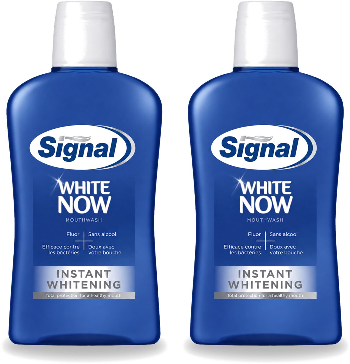 2 x Signal - White Now - Mondwater - 0 % Alcohol - 500 ml - Voordeelverpakking - 2 stuks