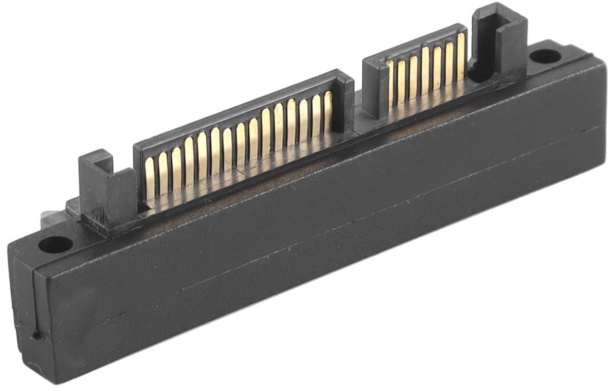 Sylen 90 graden rechte hoek SATA 22pin 7 + 15 stekker naar SATA 22P bus verlengconverter adapter, voor desktop harde - ShopVlot
