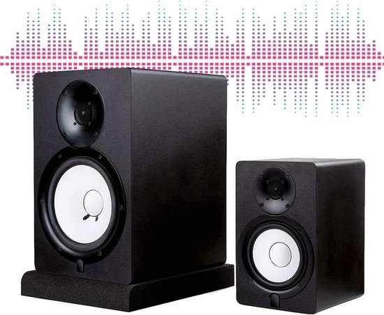 Hoge Dichtheid Akoestische Schuim Isolatie Pads voor Studio Monitoren - 2 Stuks, Geluidsabsorberend en Trillingsdempend (30 * 20 * 4.5CM) — afbeelding 5