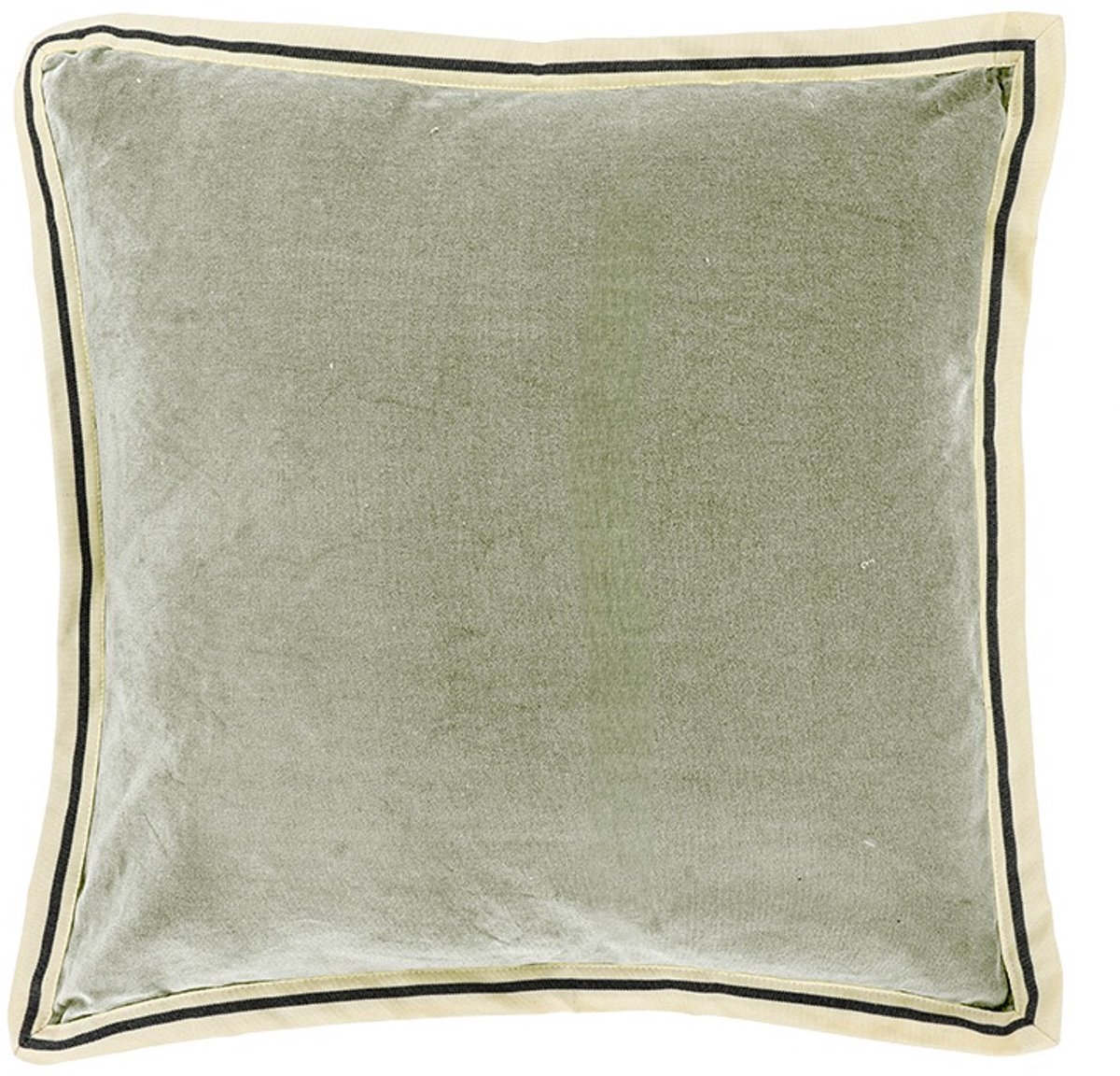 Unique Living Sierkussen Perry - Tea Green - 45x45cm Groen