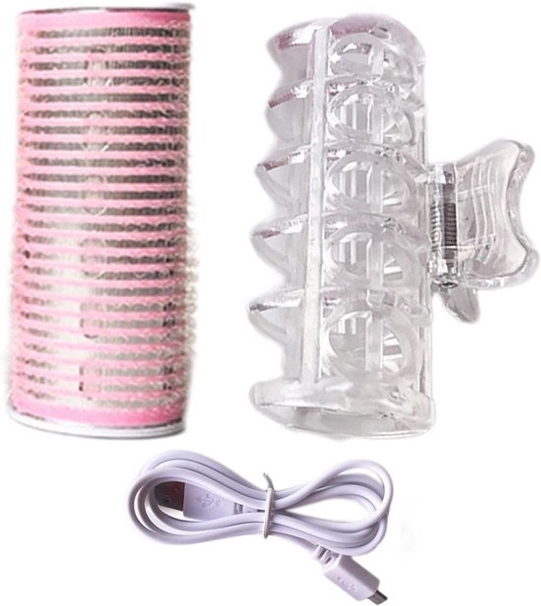 Elektrische Haarrollers - Zelfhechtende Krulers - Snel Krullen Maken - USB Oplaadbaar - 32 x 85 cm