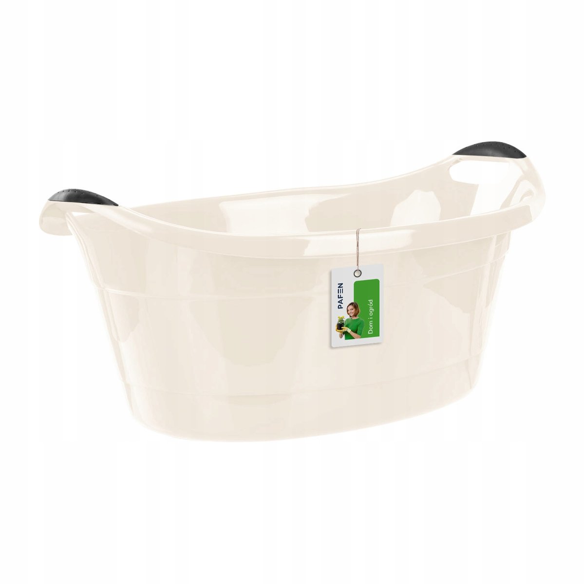 Ovale Wasmand 40L - 71cm Beige - Duurzaam Kunststof