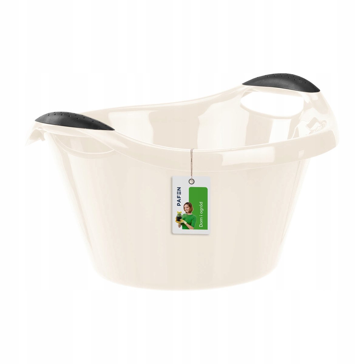 Beige Ronde Wasbak 10L - Diameter 37cm