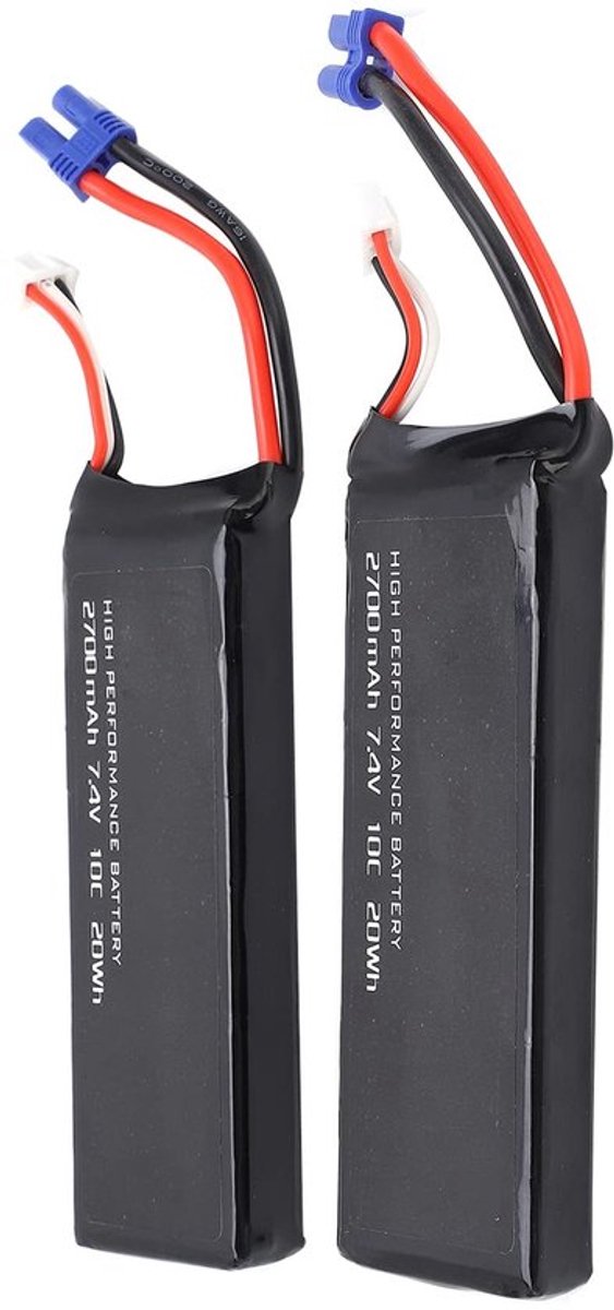 Allecto - 7.4v LiPo Batterij - Oplaadbare LiPo Batterij - Groot Capaciteit