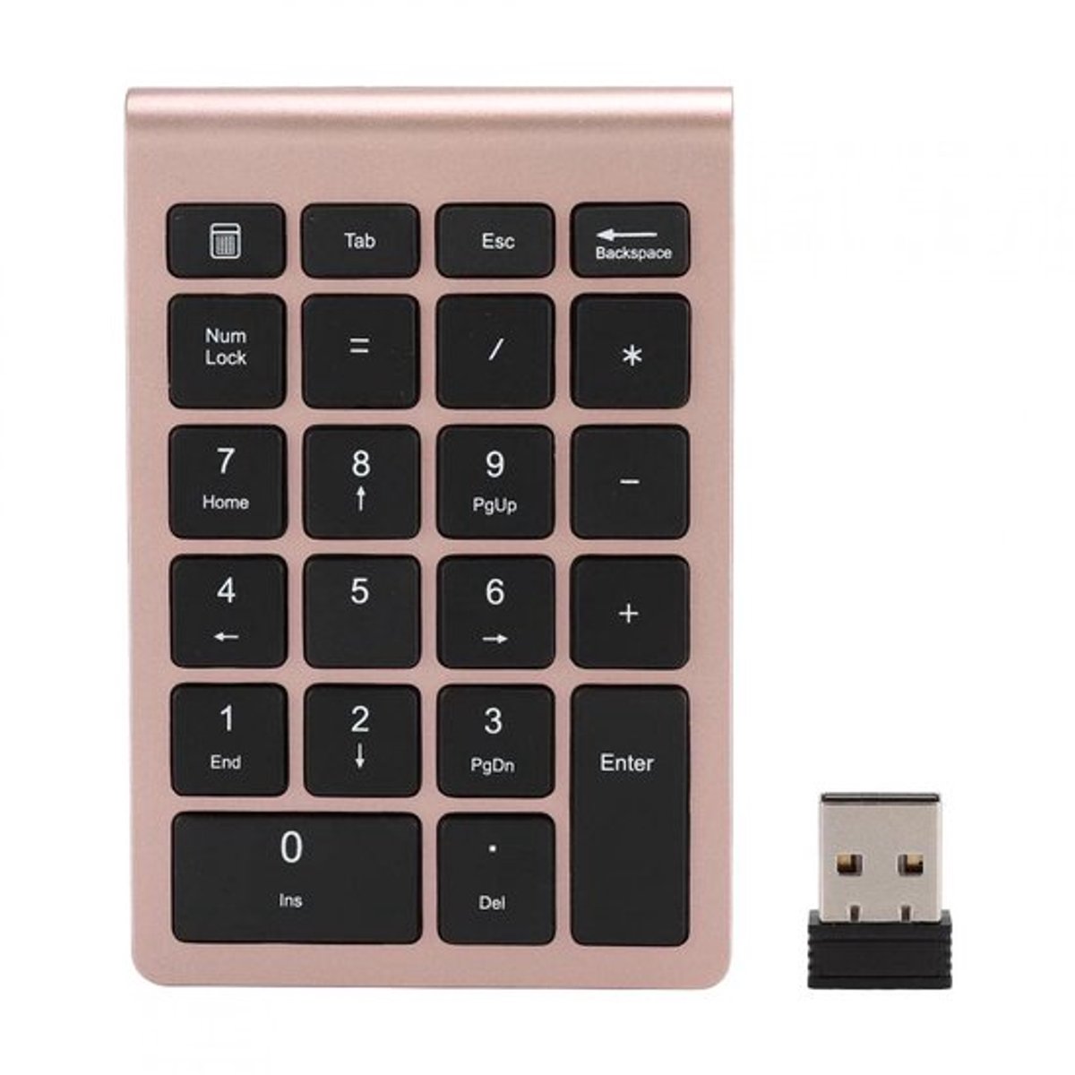 Jhubersproducts - Draadloos Ergonomisch Toetsenbord - Mini Toetsenbord - 2.4g
