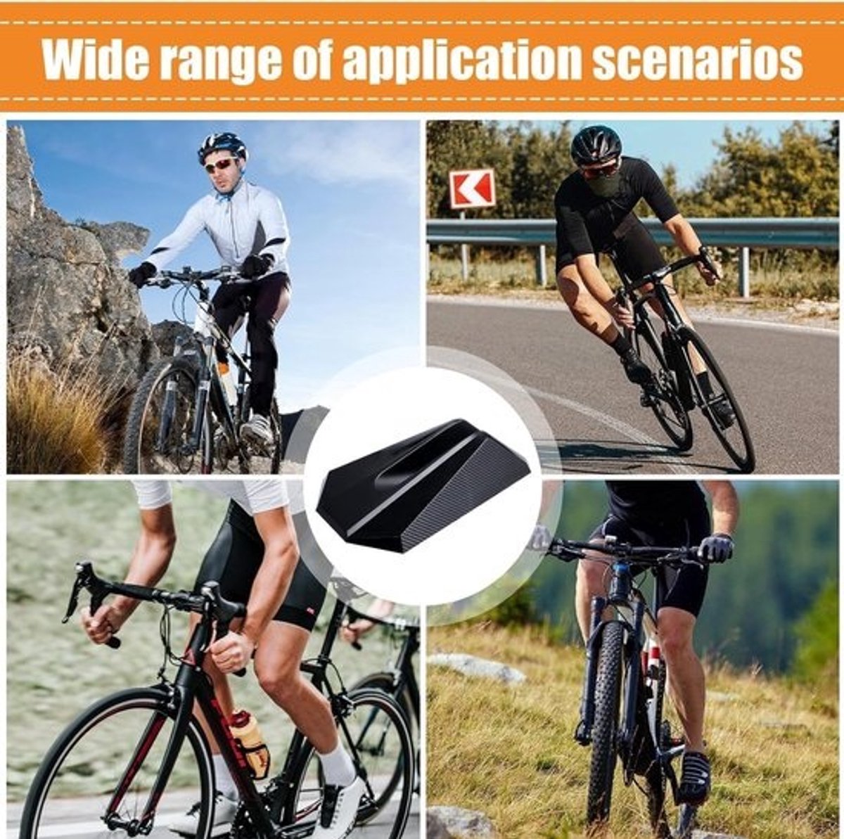 Fiets Voorwiel Riser - Voorwiel Blok - Indoor Fietsen - Stabiel Trainingsplatform - 12 Inch Wiel - Meerkleurig