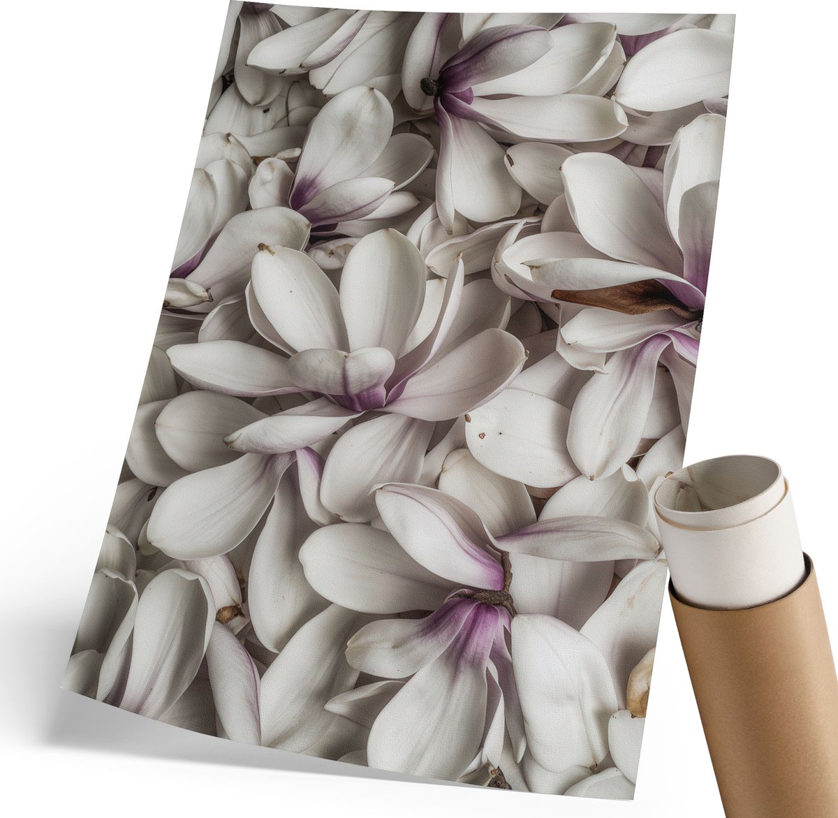 Coloray Polycanvas Wandposter - Zwart-Wit Lichaam, Zwart-wit - 210 x 297 mm - Wit Wanddecoratie - Rechthoek - Wandkunstwerk - Slaapkamer - Klassiek