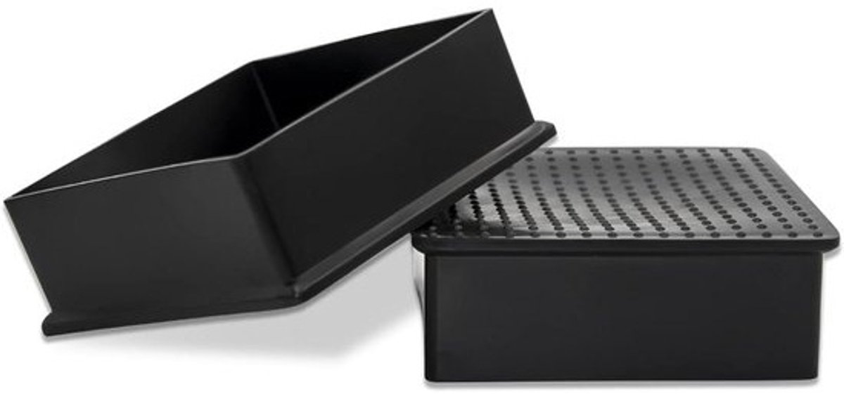 Meubelvoeten Ferrules - Stoelpotenhoezen Vloerbeschermers - Meubels Beschermen - Flexibel PVC Materiaal - 80 x 80 mm - Zwart