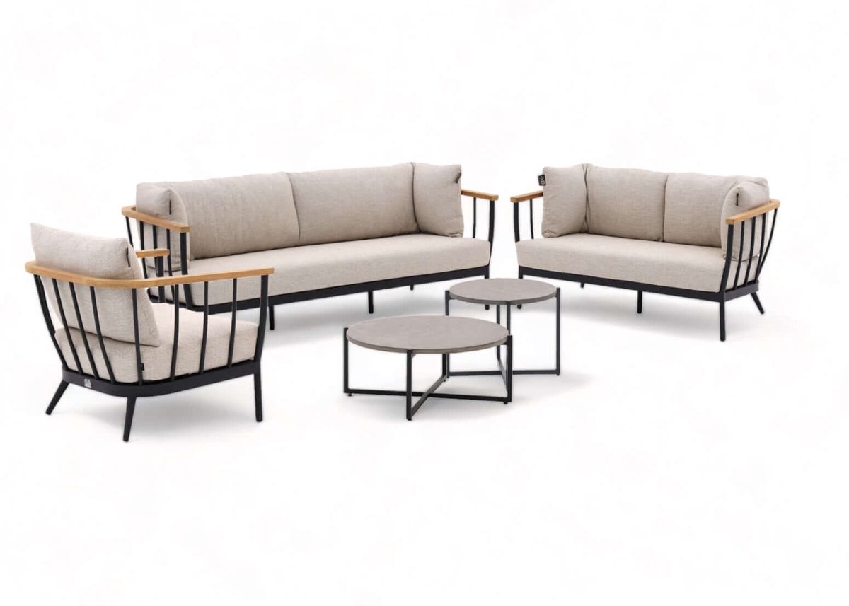 Apple Bee Condor Loungeset Nr. 13 | 5-delig | Black | BEE WETT®