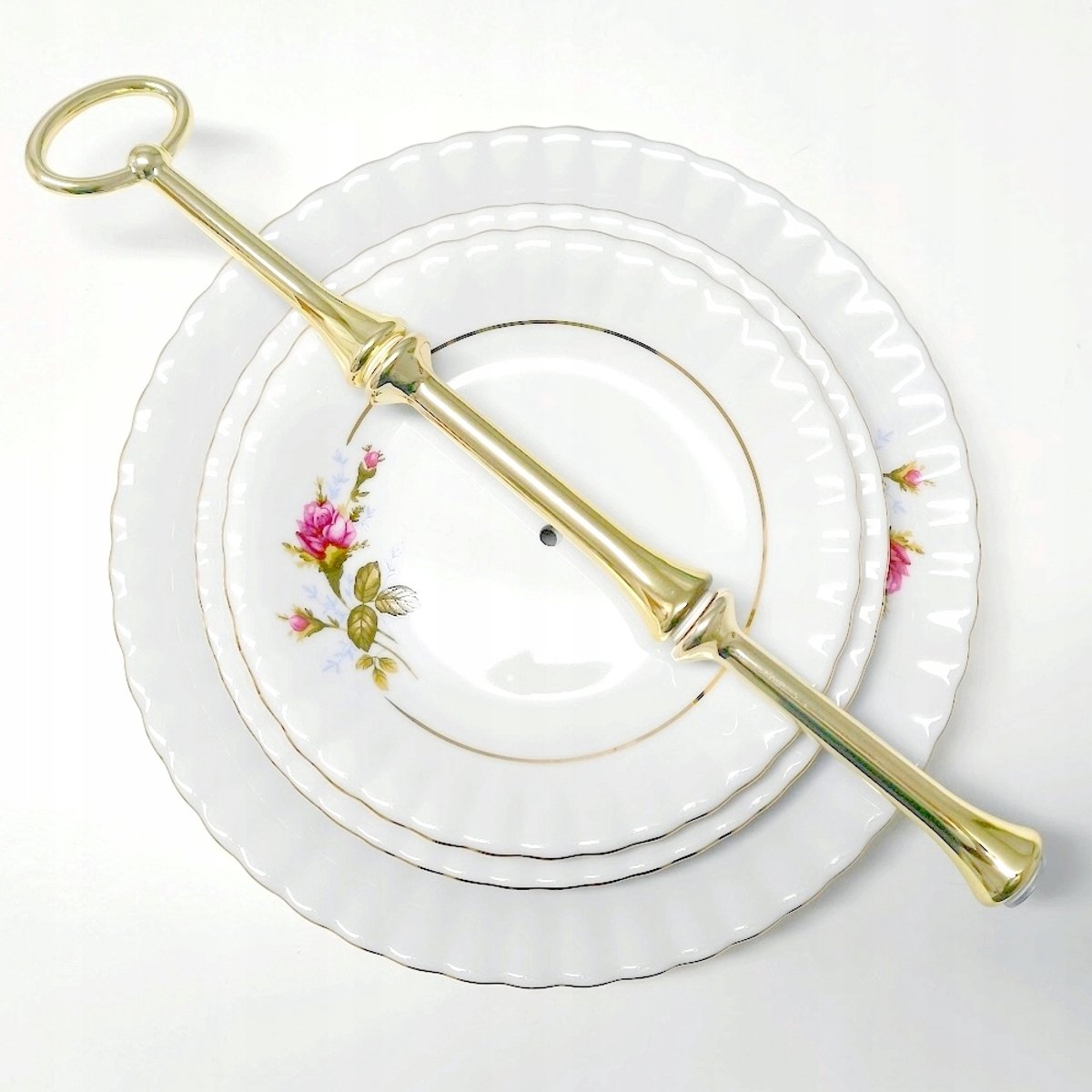 3-delig porseleinen Etagère Iwona Decor 008 - handgemerkt