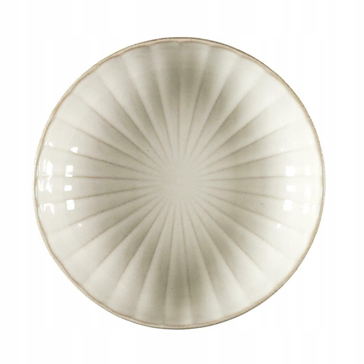 Vlora Diepbord Beige Keramiek 20cm - Stijlvol & Praktisch
