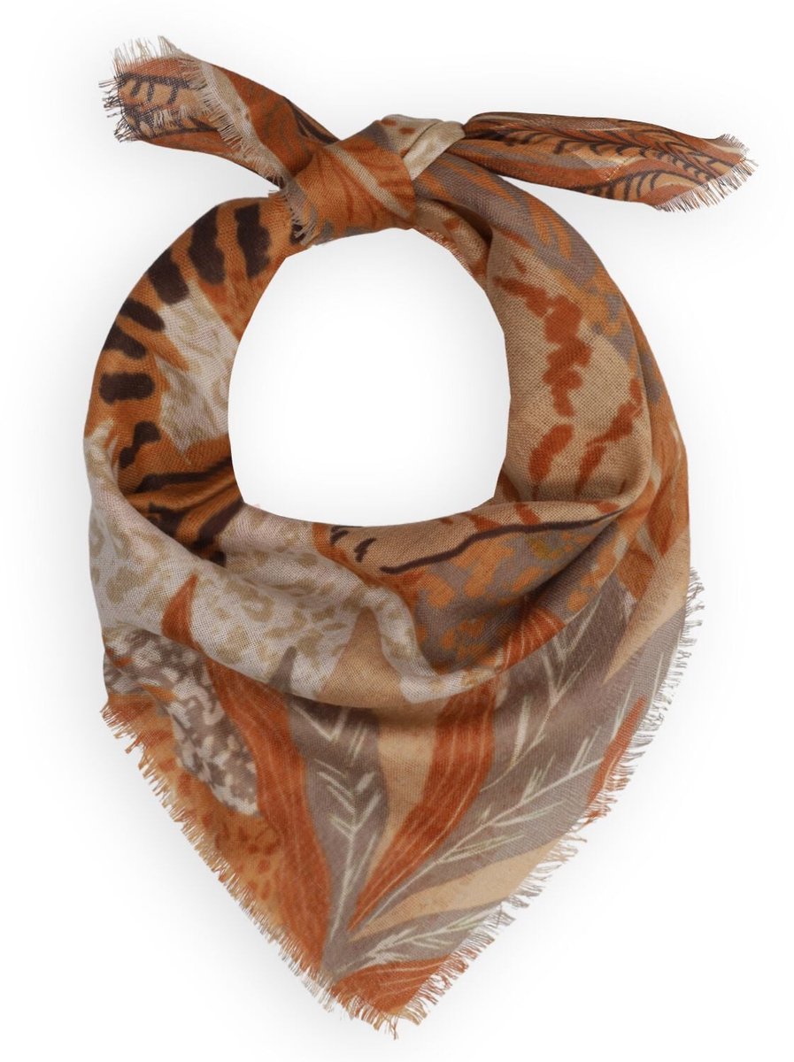 Notre-V Bengale Tiger Sjaals Dames - Multi - Maat ONESIZE