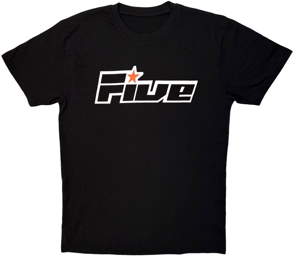 Five - Logo Mono Heren Tshirt - M - Zwart