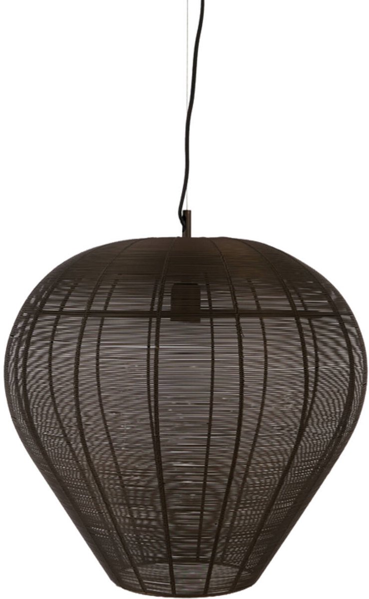 Light&living Hanglamp Ø50x52 cm HORAN mat bruin-brons
