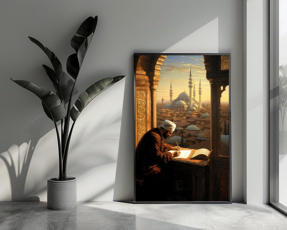Istanbul Poster - Vintage - Turkije - Sfeer - Kunst - Stad - posters - formaat 70x100cm - Woondecoratie - L954BY