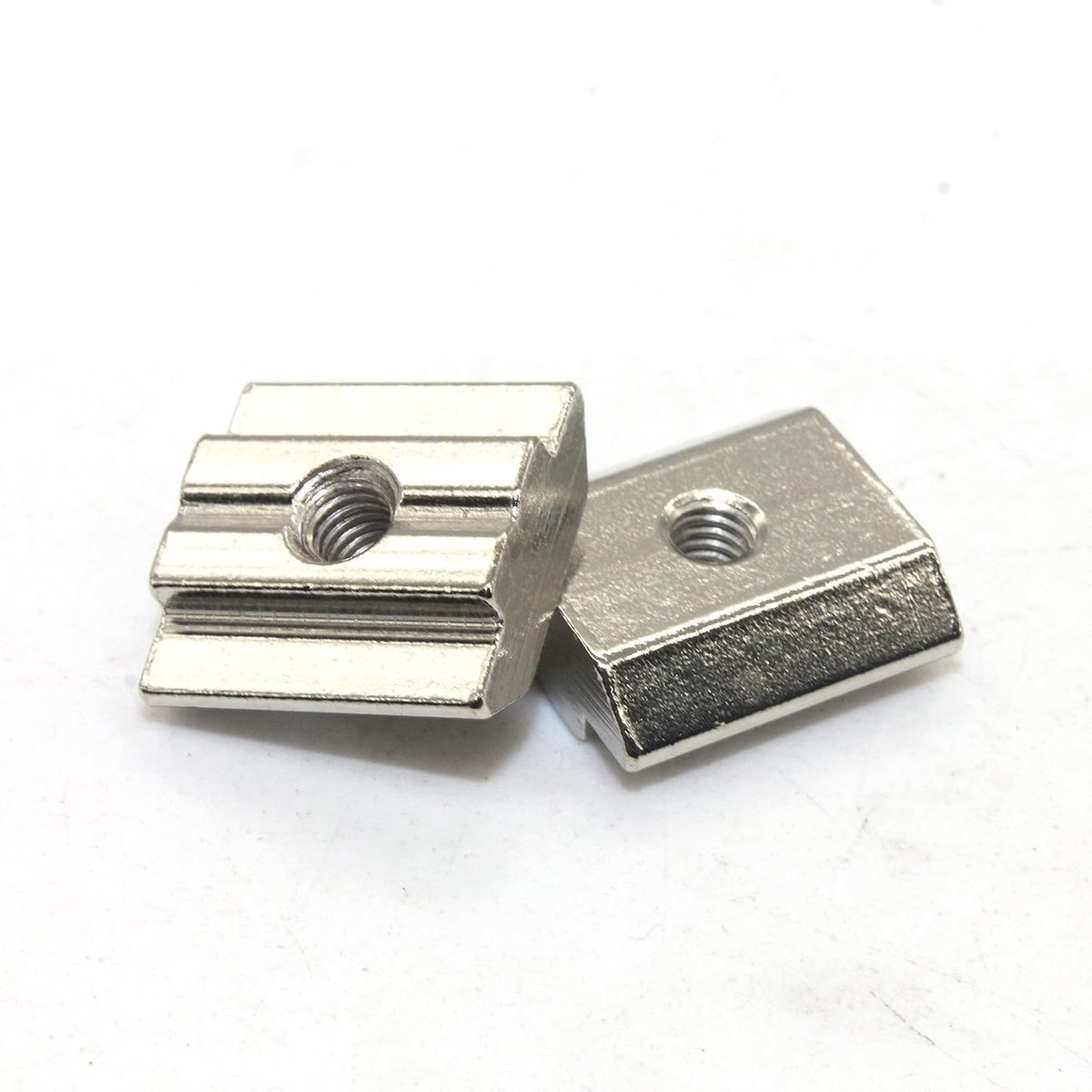 Groefsteen zwaar, schroefdraaddiameter M8, B-type moer 8, 25 stuks