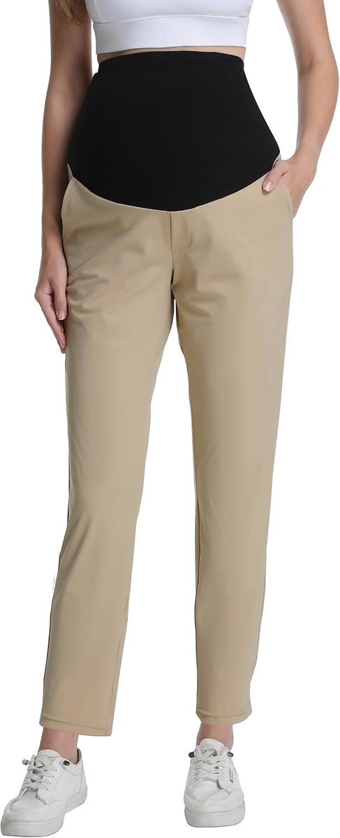 boven de buik, elegante golfbroek, werkbroek, zakelijke broek met zakken