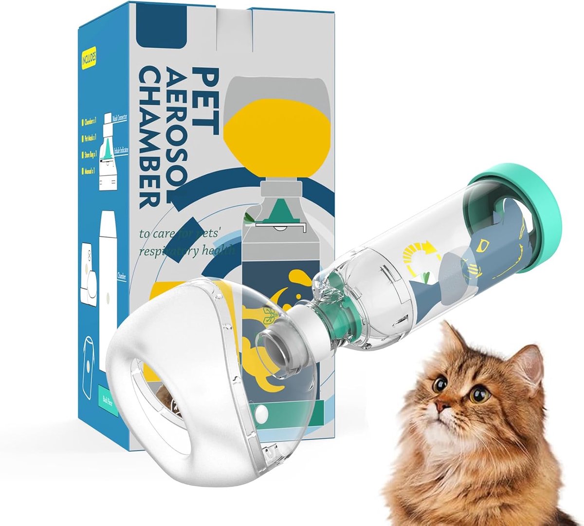 Afstandhouder voor katten en kleine honden, met siliconen masker, voor thuis en buiten, groen (S)