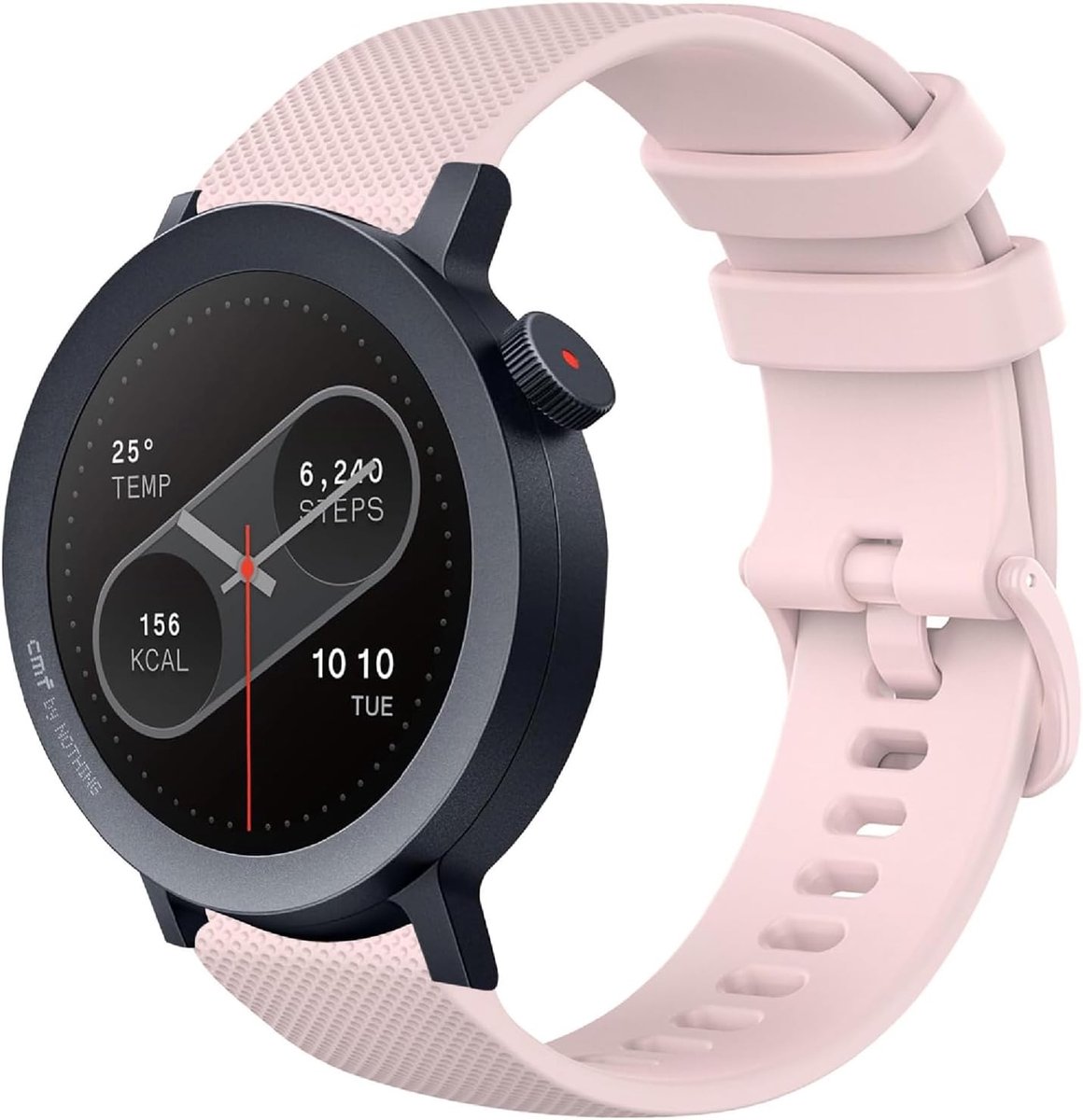 Horlogeband Geschikt voor CMF Watch Pro 2 - Zacht Silicoon - Slijtvast en Ademend - Vervangende Band