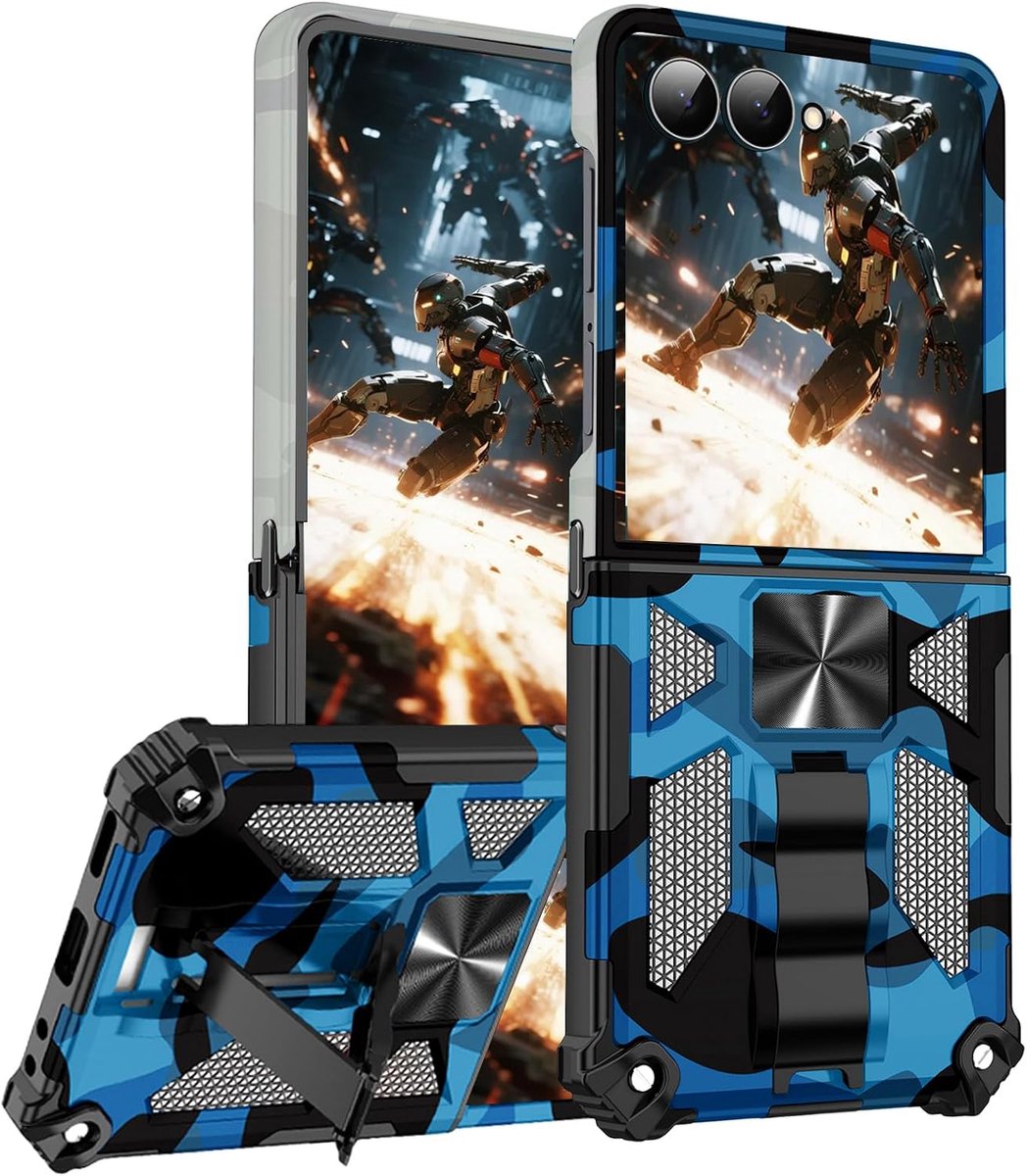 Hoesje voor Samsung Galaxy Z Flip 8 - MC Blauw