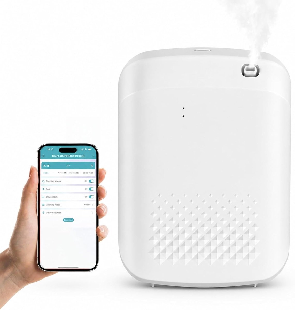 Scent Air Machine, waterloze diffuser voor etherische oliën, 400 ml