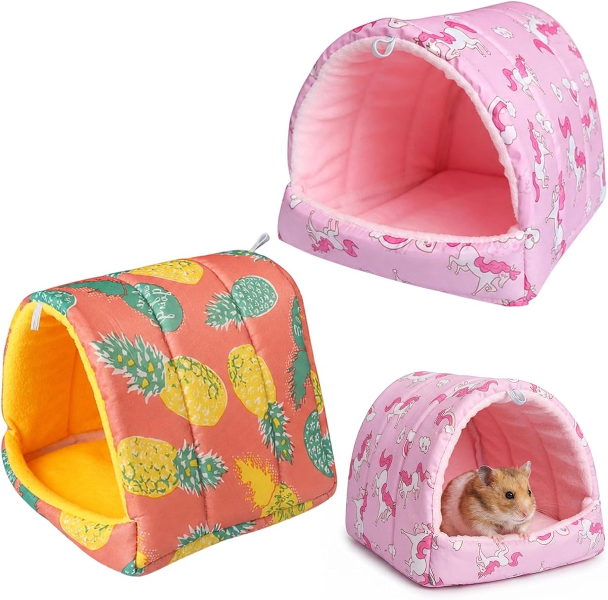 2 stuks wasbaar cavia-huis, zachte cavia-accessoires