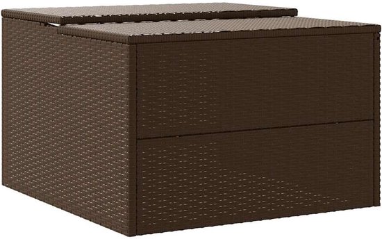 Garage voor robotmaaier, schuilplaats voor grasmaaiers, PE-rotan — afbeelding 5