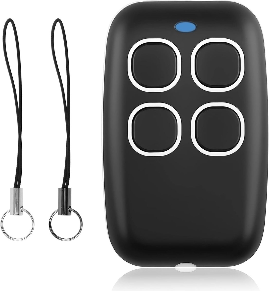 Afstandsbediening, 4-in-1, Bip Garage kopieerapparaat, multifrequentie, 250-915 MHz, Rolling Code, vervanging voor garagedeur en rolluiken, afstandsbediening, wit