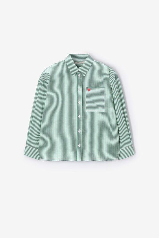 Groene Gestreepte Blouse