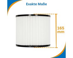 Nat-/droogfilter voor Einhell stofzuiger TH-VC 1820 S TH-VC 1820/1 S, alternatief voor originele 2351113 van Microsafe