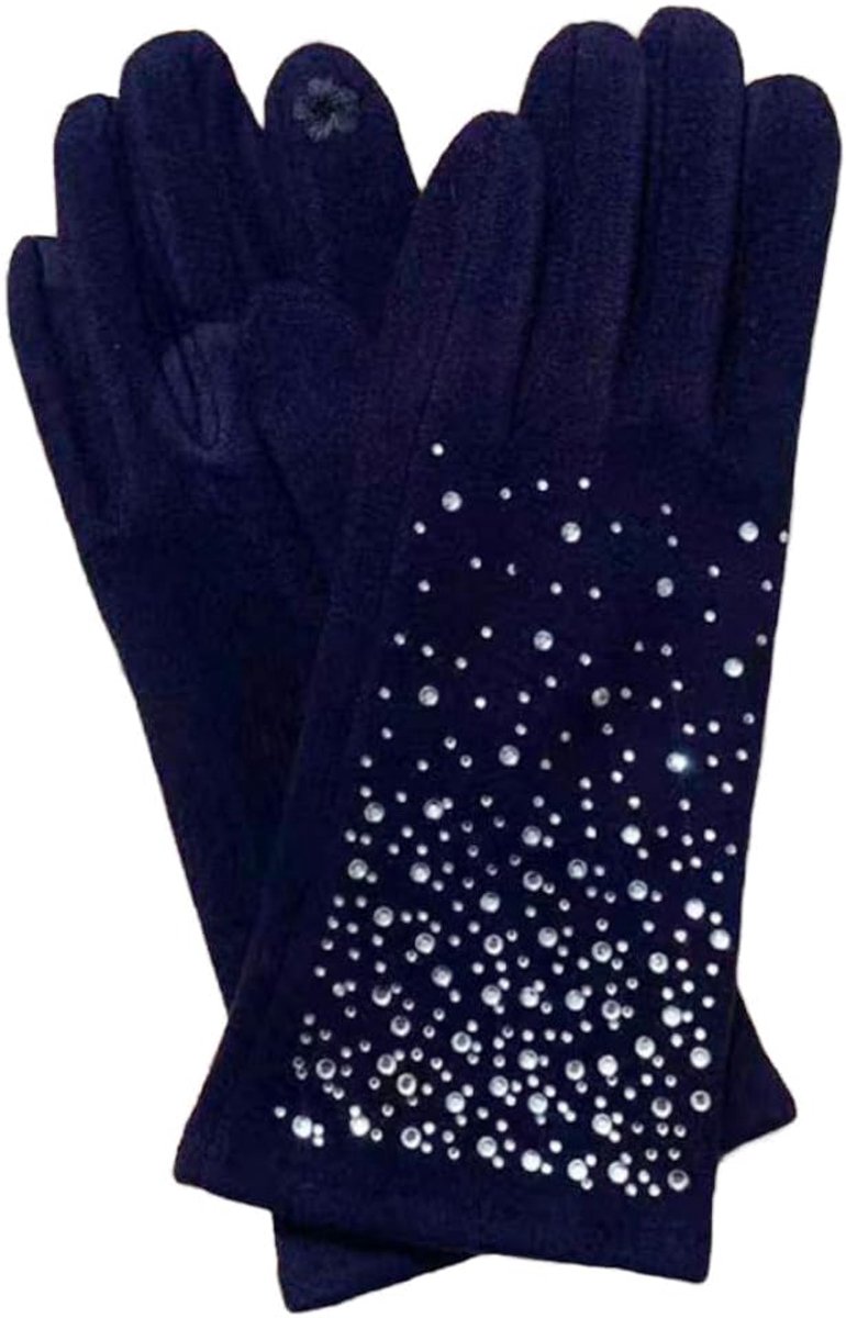 Dailygoods- Winterhandschoenen Dames - Verdikte Warme Handschoenen - Touchscreen - Thermische Handschoenen - Elegant - Elastaan/Polyester - Dameshands
