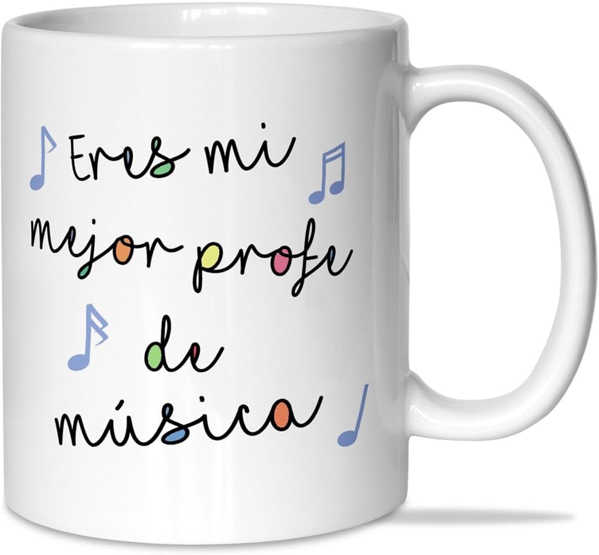 Mok voor muziekleraar, mok Du bist mein besten muziekleraar, origineel cadeau, muziekbeker, afstuderen, ontbijt/koffiemok, 350 ml