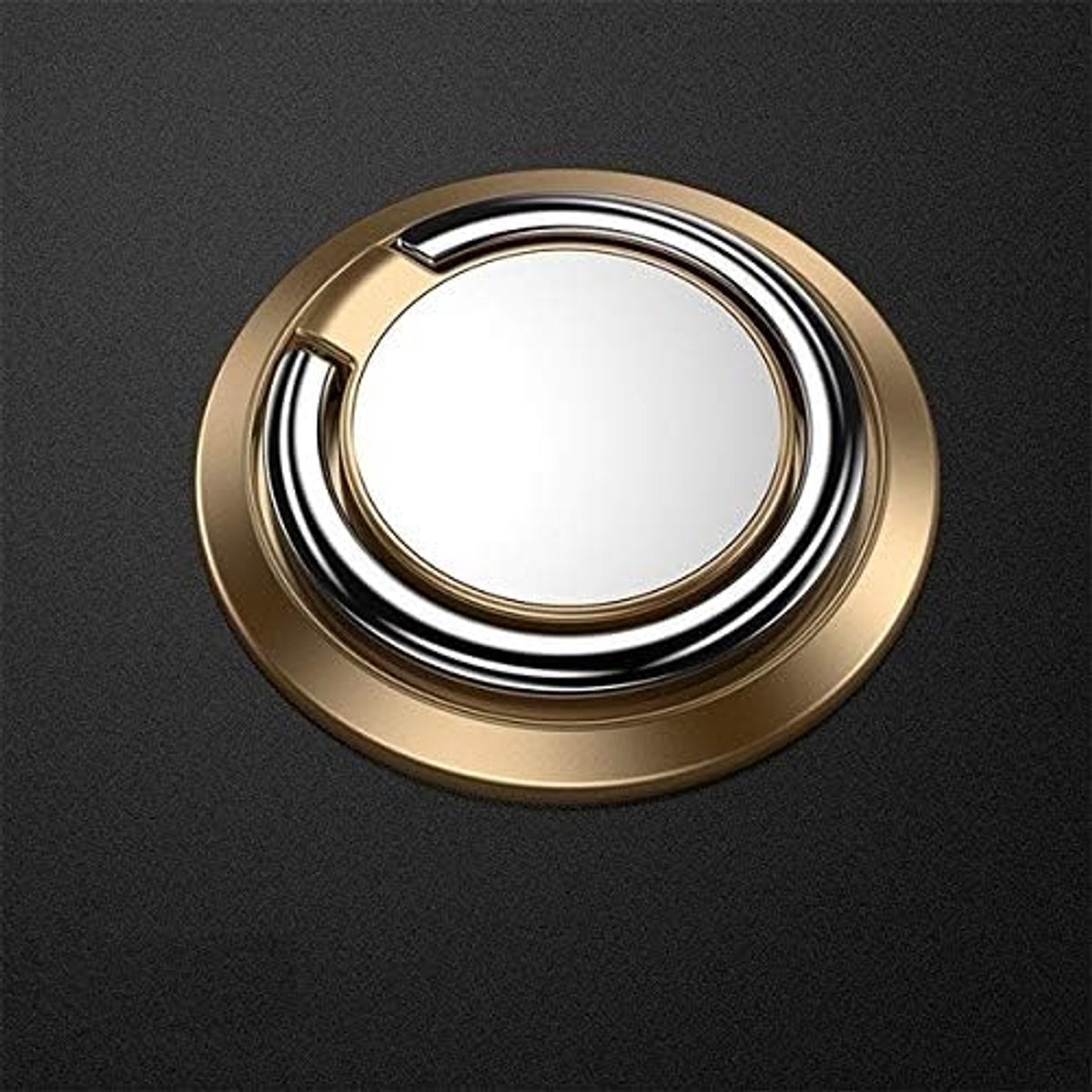 Metaal voor Samsung Galaxy A8 Smartphone PopSockets universele houder (goud)