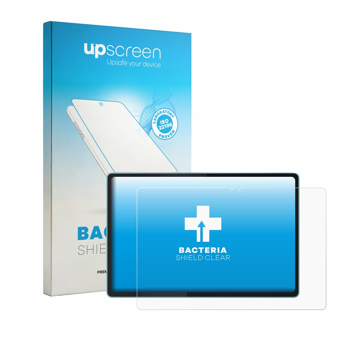 upscreen - Screenprotector voor Motorola Moto Pad 70 - Folie Beschermfolie transparant antibacterieel
