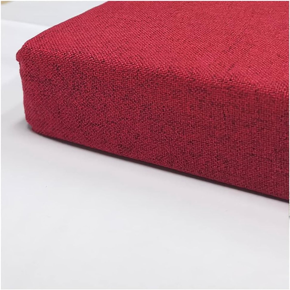 Buiten/binnenkussen, 3,2 "(8 cm) dikke Bench Pad Mat Zitkussen, comfortabele bank/settee kussen, universeel bankkussen, en maat-rood 60x30x8cm (23x12x3.2in)