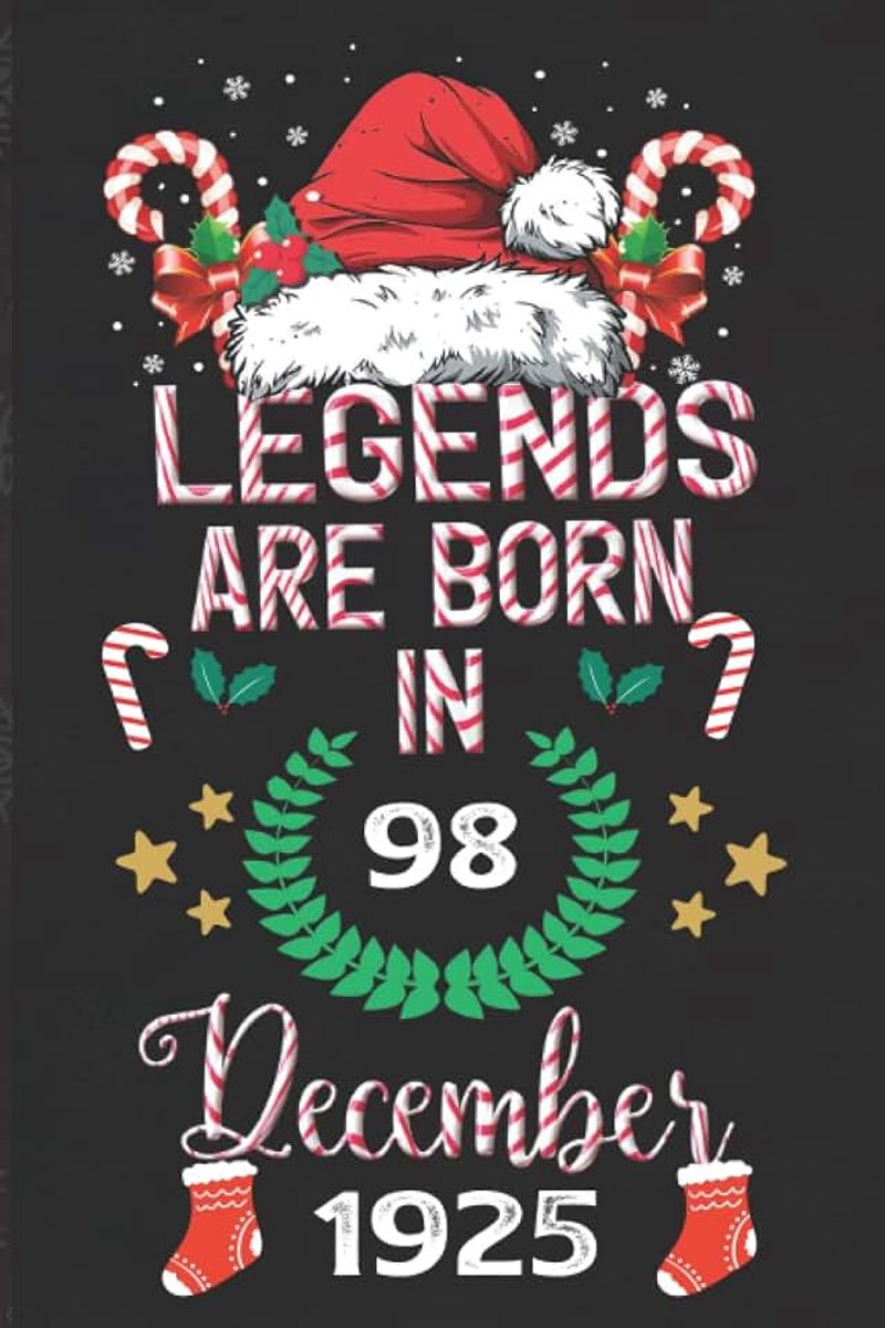 Born in December Merry Christmas 1925: 97 th December birthday gifts for women | Motivational quotes | Happy Birthday | December Birthdays| personalized birthday book | Personalized birthda