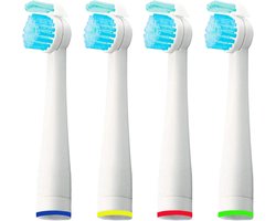 Vervangende tandenborstelkoppen voor Philips Sonicare Sensiflex HX2014 / HX1600 / HX2012, 4 stuks