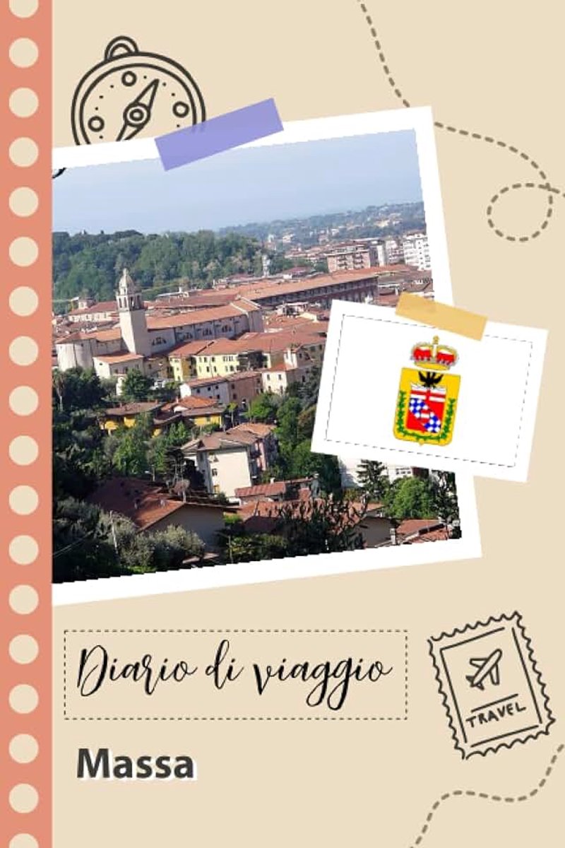 Massa Diario di viaggio: Un divertente pianificatore di viaggio per documentare il tuo viaggio in Italia per coppie, uomini e donne con suggerimenti e liste di controllo.