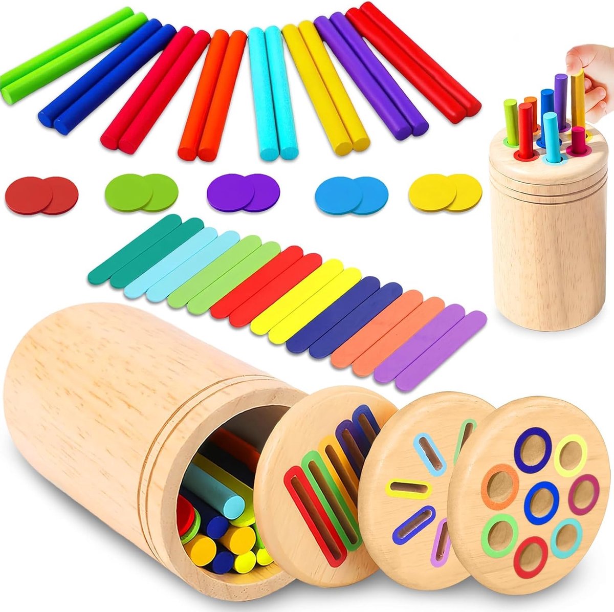Montessori verf speelgoed