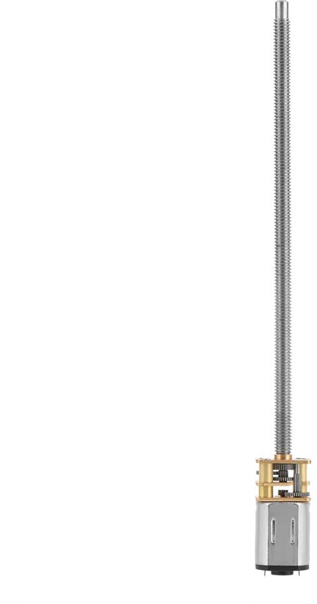 aandrijfmotor 6V 12V N20-transmissiereductiemotor met lange uitgangsas M4 x 100mm (6V 300RPM)
