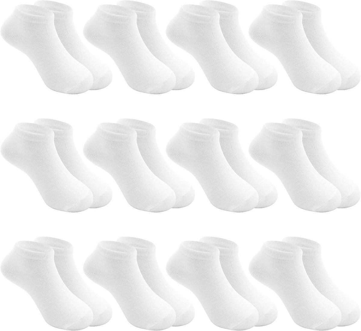 12 paar sokken meisjes kinderen katoen sneakersokken