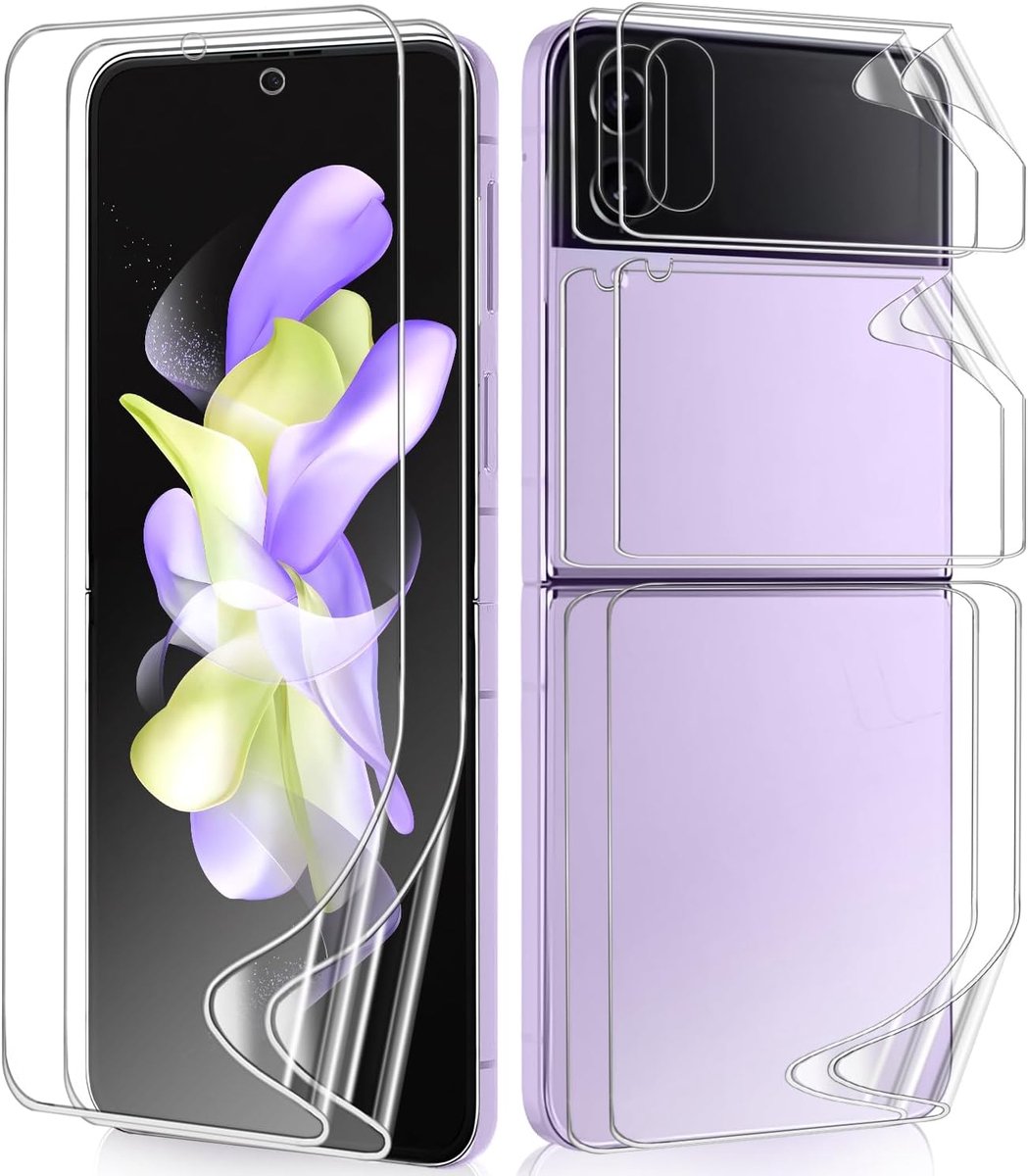 Voor Samsung Galaxy Z Flip 4 17 cm HD TPU schermbeschermer, 2 sets