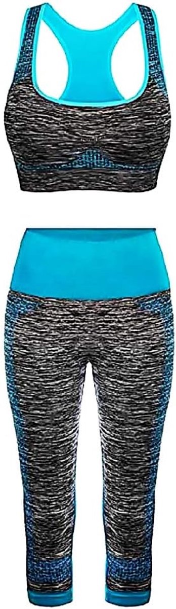 Leggings - Set van 2 stuks - Vrouw - Yoga - Gym - Sport - Pilates - Training - Idee voor Kerstmis en Verjaardag