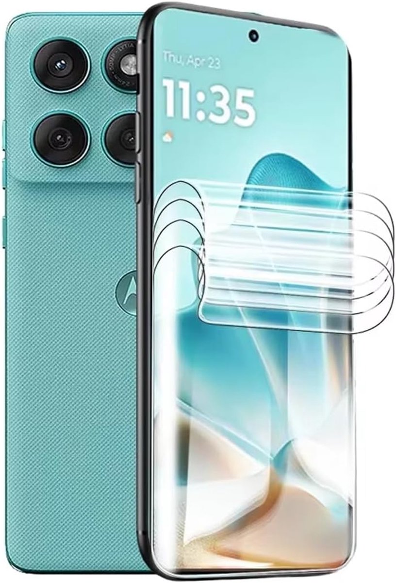 2 stuks Hydrogel schermbeschermer voor Motorola Edge 60 Fusion/Moto Edge 60 5G/Moto Edge 60 Pro (6,67 inch), TPU beschermende film, zachte schermbeschermer [HD] (niet glas)